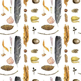 无缝模式与自然对象图片