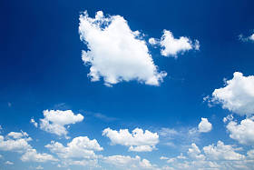 蓝色的天空背景