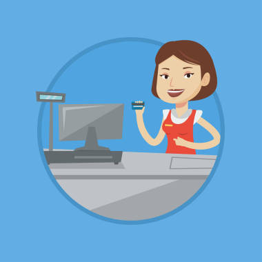 收銀員結(jié)賬時(shí)持有信用卡