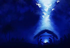 在伯利恒的圣诞夜图片