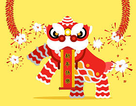 卡通中国龙