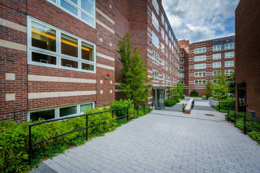 在哈佛商學(xué)院，波士頓，馬薩諸塞的埃斯特維斯大廳