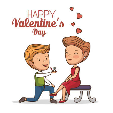 可爱的夫妻情人节图片