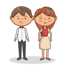 可爱的夫妻情人节图片