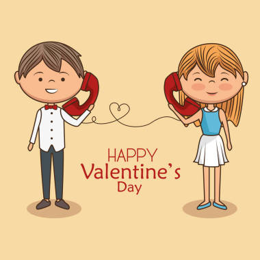 可爱的夫妻情人节图片