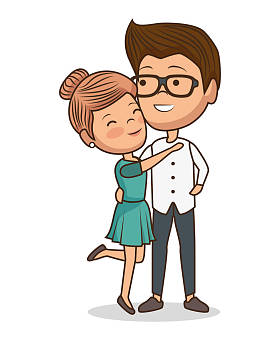可爱的夫妻情人节图片