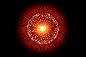 Cg 模型结构形式的原子核原子核爆炸弹发出 x 射线辐射