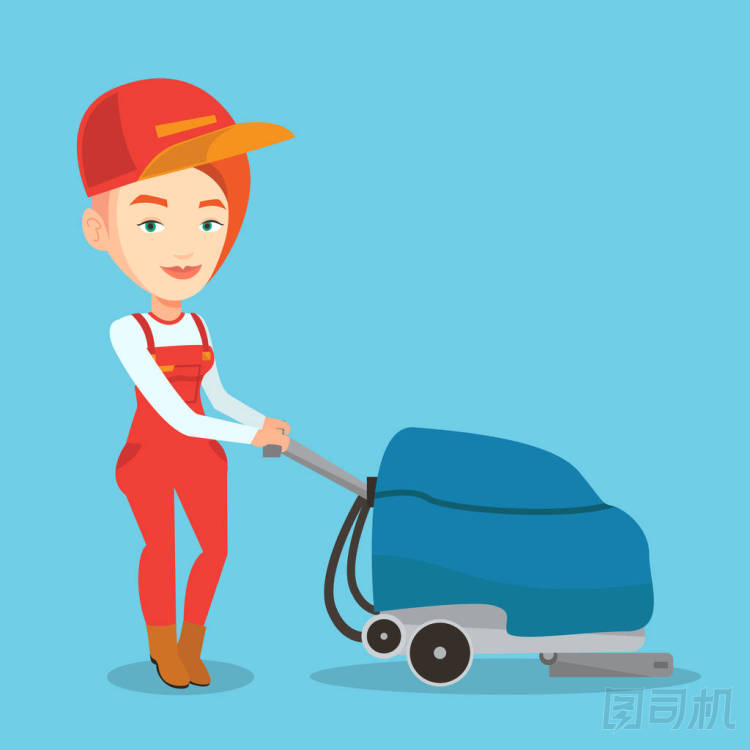 女職工商店地板清洗機(jī)