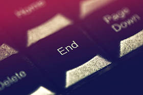 计算机键盘 End 键