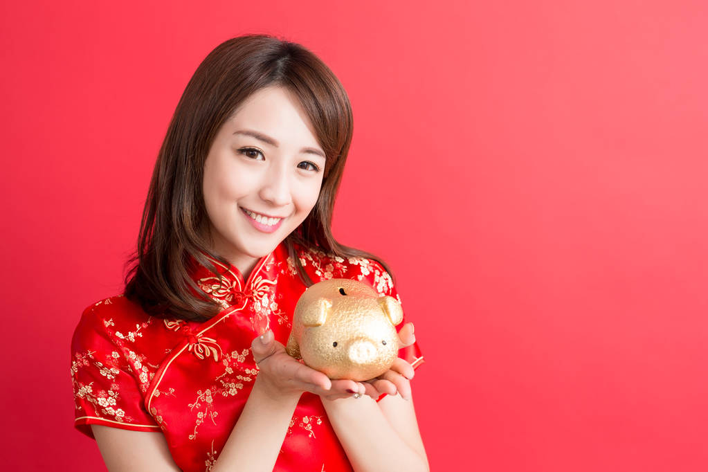 美丽女人穿旗袍图片