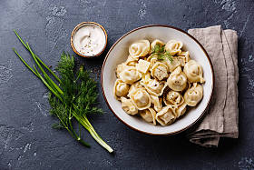 俄罗斯水饺与黄油