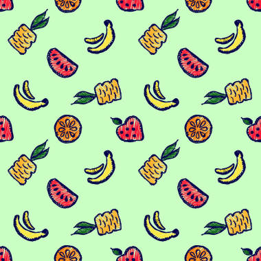 矢量无缝模式图示