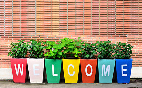 多彩的欢迎您 ！图片