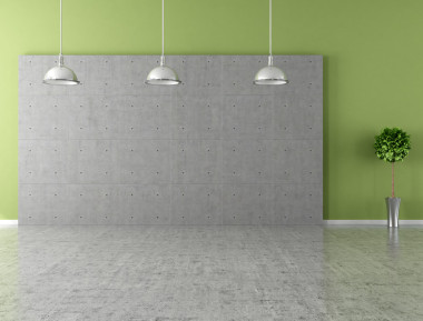 空当代绿色房间图片