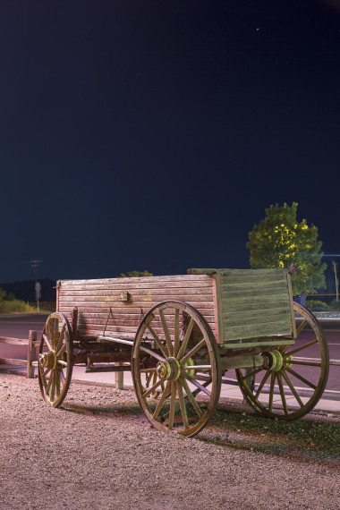 旧的、 西方的马车