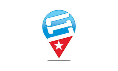 位置搜索解決方案字母 S H