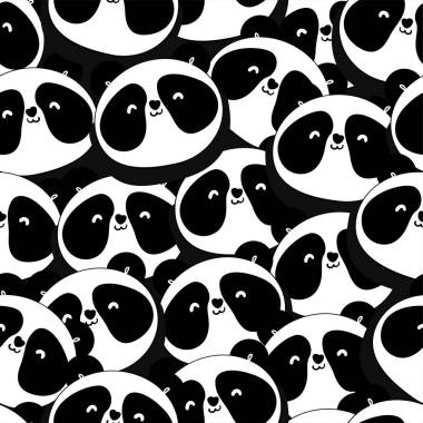 与熊猫图案背景图片