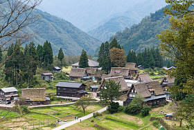 传统的白川乡老村图片