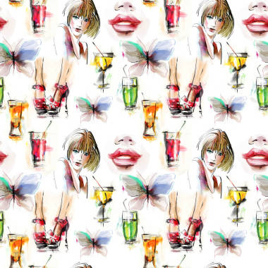 美麗和時尚的模式照片