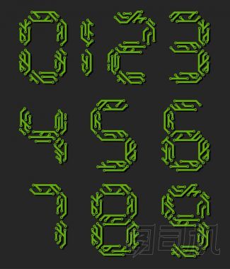 數(shù)字電路板上