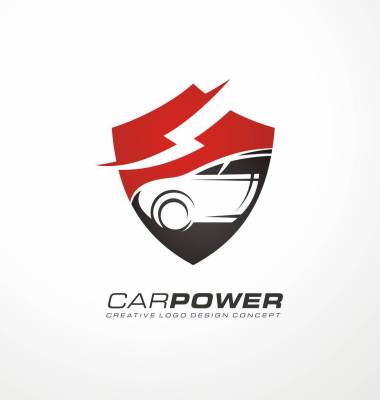 汽車電動(dòng)標(biāo)志設(shè)計(jì)中負(fù)空間的車與盾形