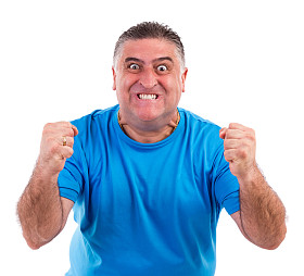 紧张危机的男人图片