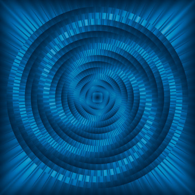 蓝色抽象旋转扭曲背景或纹理图片