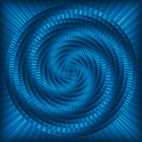 蓝色抽象旋转扭曲背景或纹理图片