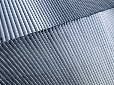 钢结构模式的体系结构细节门面现代建筑