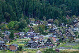 日本村白川乡图片