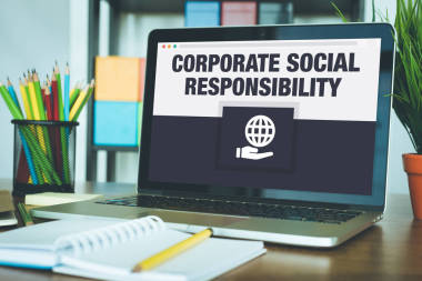 在筆記本電腦屏幕上的概念