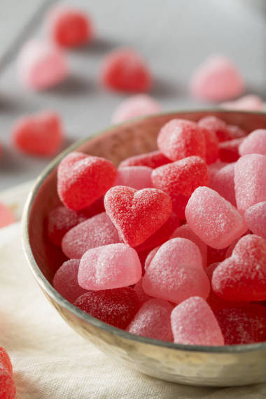 Sweed 紅色心形糖果圖片