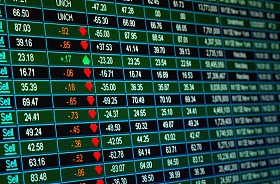 股票市场的报价图片