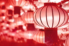 红色中国灯笼图片