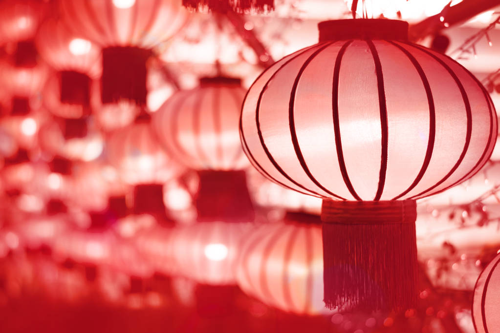 红色中国灯笼图片
