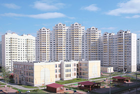 新的高层住宅，俄罗斯莫斯科