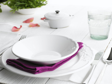 晚餐板设置图片