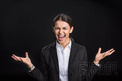 有吸引力的年輕女商人