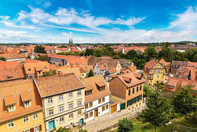 奎德林堡的全景视图图片