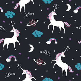 独角兽的童话故事背景图片