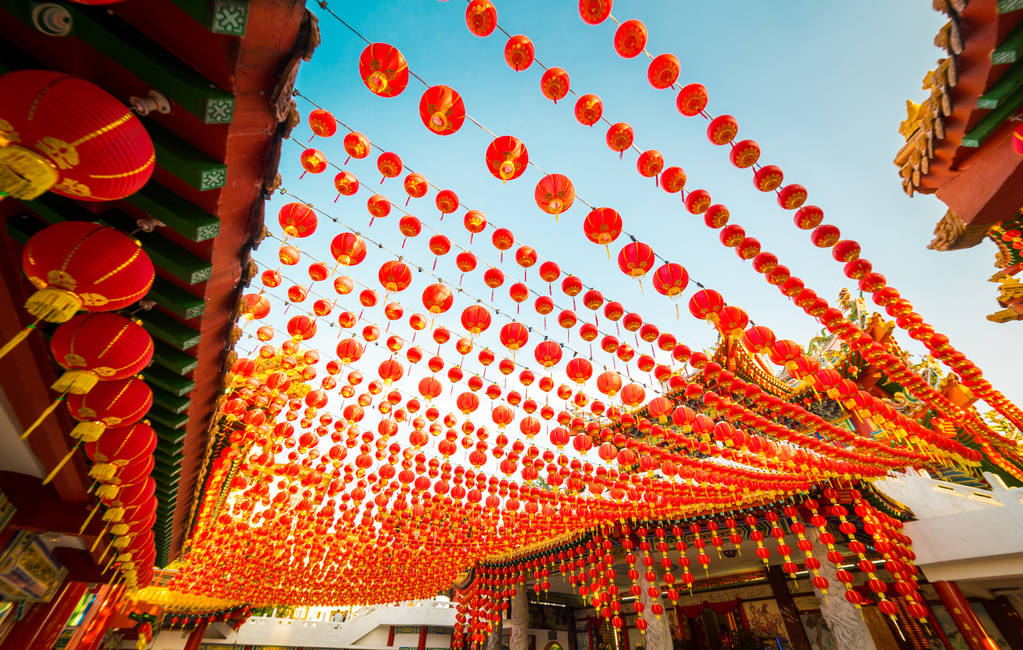 天后宫的红灯笼图片 天后宫的红灯笼图片