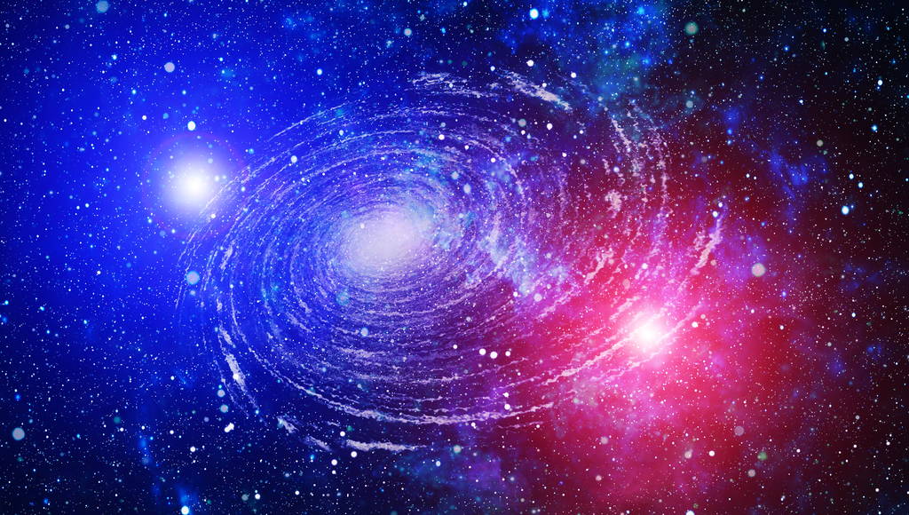 繁星的外层空间背景纹理照片