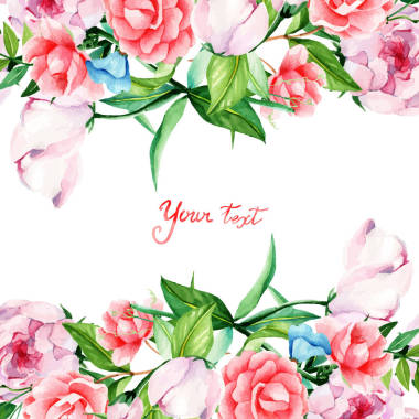 卡片送给您，手工花图片