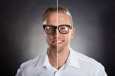 男人的臉顯示情緒圖片