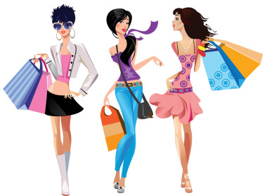 三個(gè)時(shí)尚女孩圖片