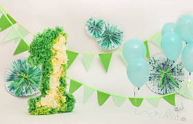 照片拍摄中的派对装饰