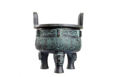 孤立的青銅器 圖片