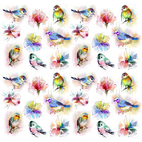 无缝的水彩图案