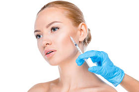 女肉毒杆菌毒素注射图片