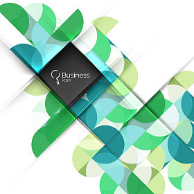 白色的向量的几何形状